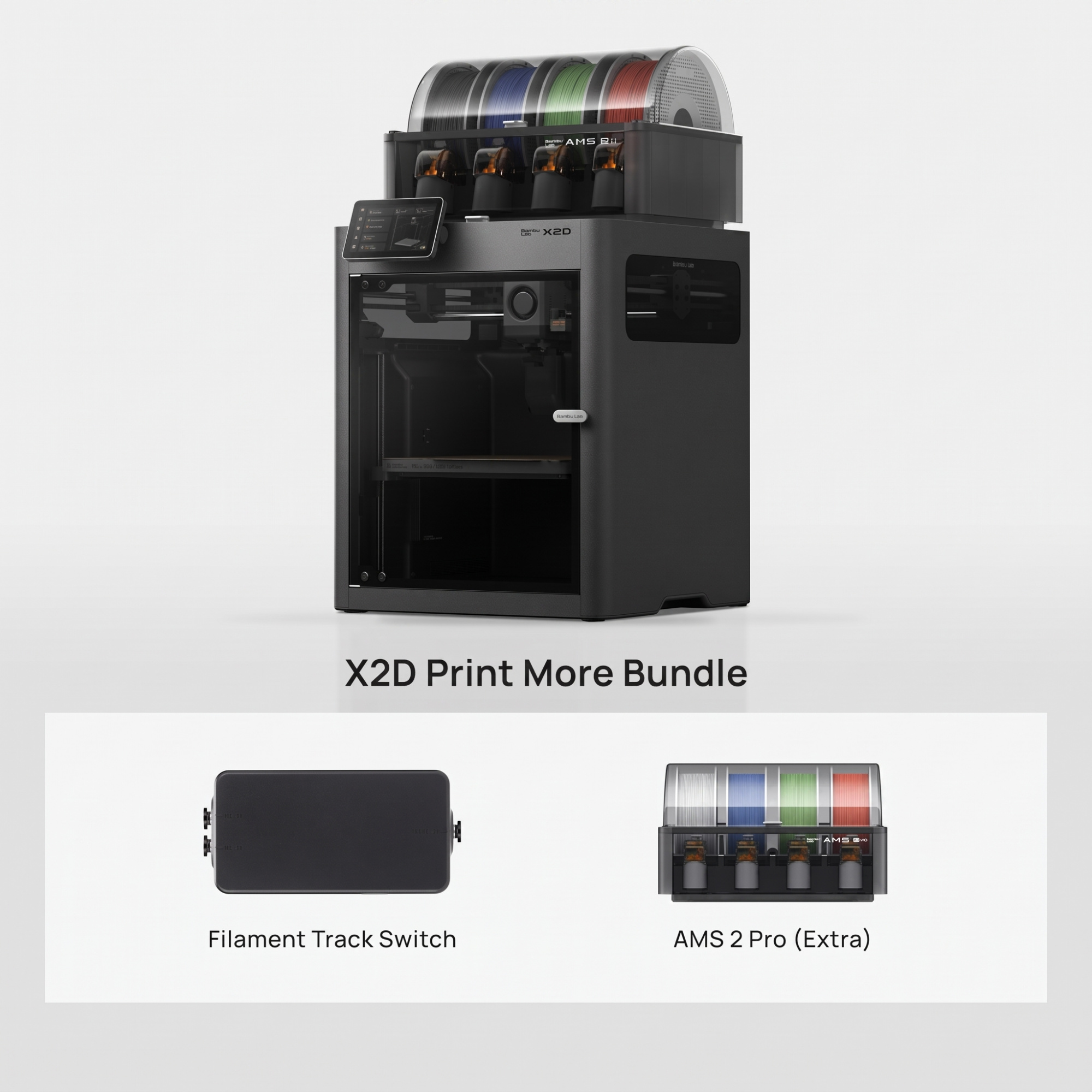 3D-принтер Bambu Lab X2D Print More Bundle (EU-версия)
